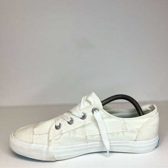 BLOWFISH Malibu Maxine FE Slip On Sneakers White Color Washed Recycled Canvas 10 - Picture 8 of 16